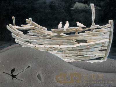 王嵬 对话图 63×83cm